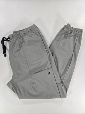 Fabletics Pants Mens XL Gray The One Athletic Jogger Stretch Pockets Performance